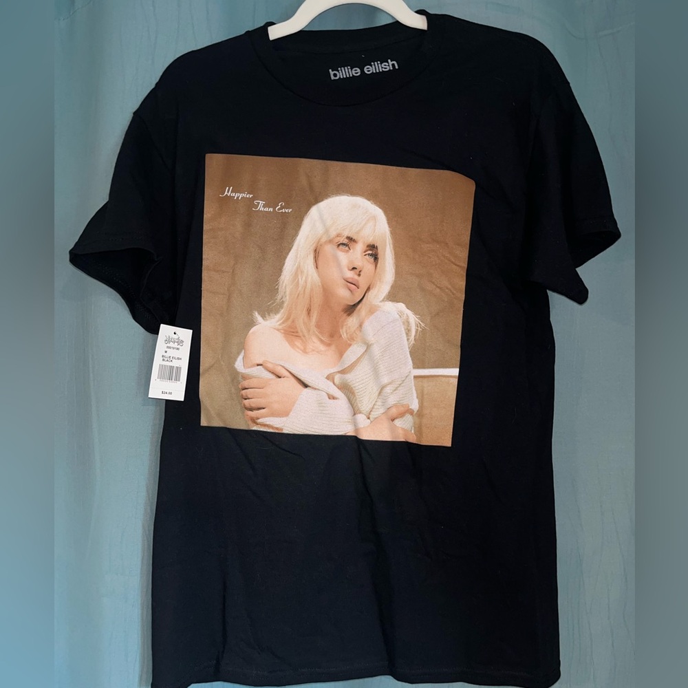 Billie Eilish Black Graphic T-Shirt